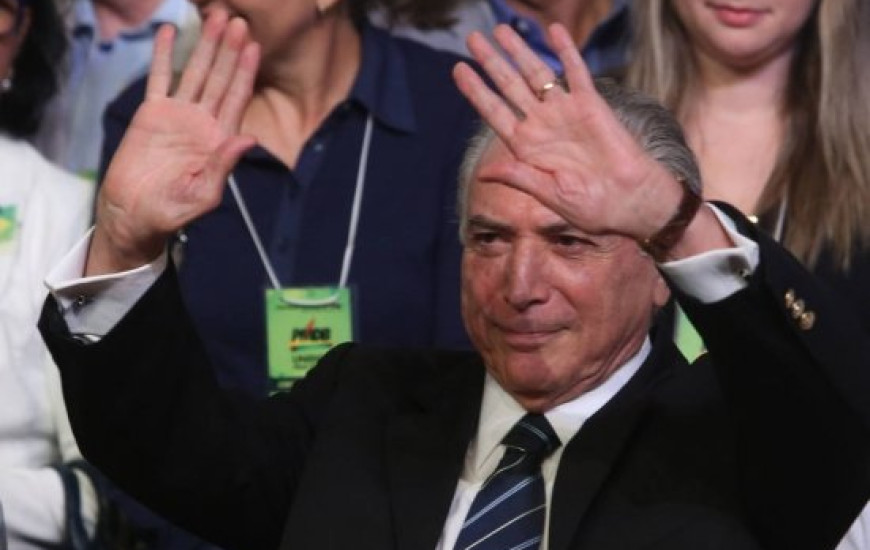 Michel Temer é reconduzido à presidência do PMDB