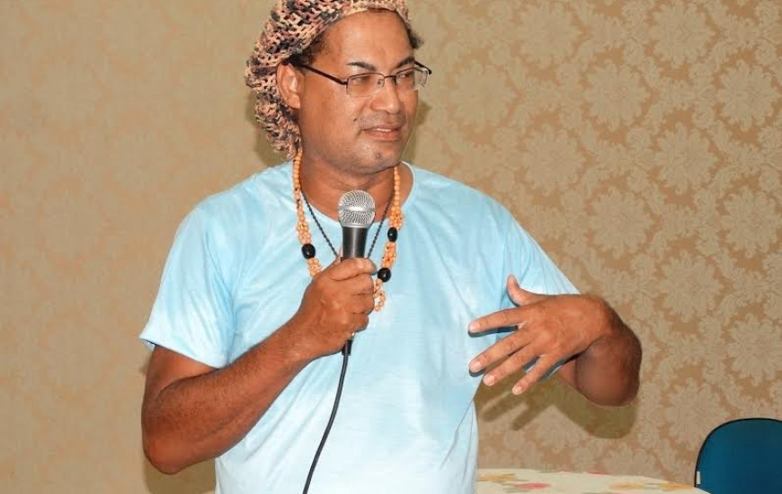 Claudemir Figueiredo Onasayô ministrando palestra