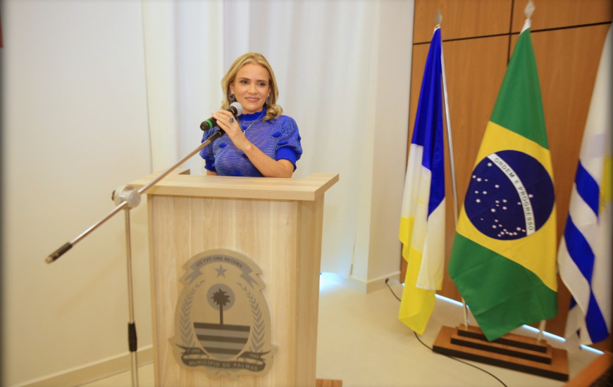 Vereadora Laudecy Coimbra. 