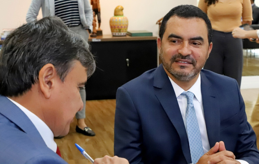 Governador Wanderlei e o ministro Wellington Dias