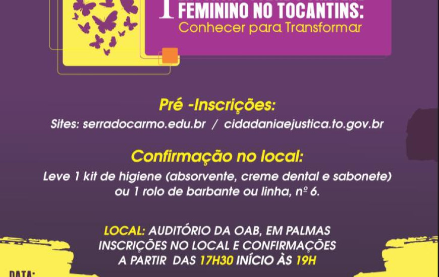 O Encontro terá certificação de 4h