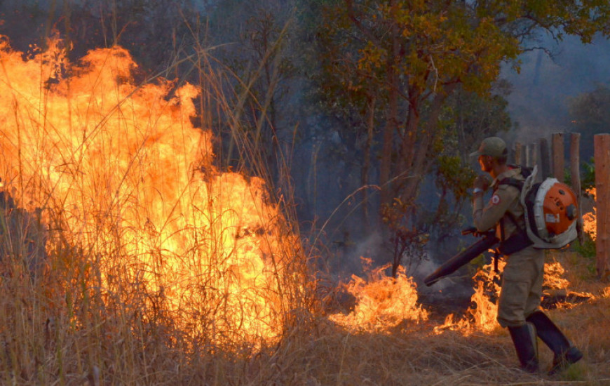 Incêndio na Serra do Lajeado 