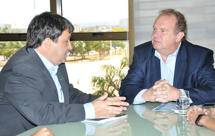  Carlesse recebeu, nesta terça-feira, 13, o presidente eleito da Faciet