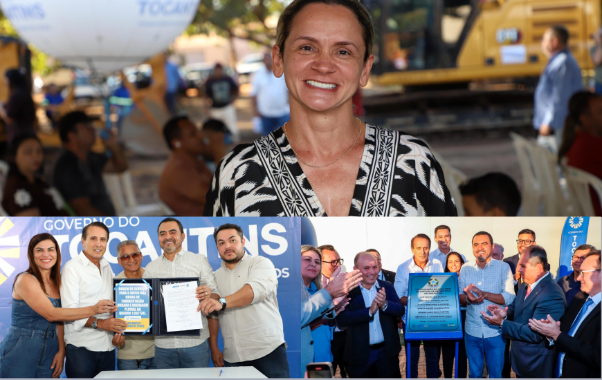 Moradora da 1007 sul, Francileura; assinatura OS anel viário e inauguração AEMTO