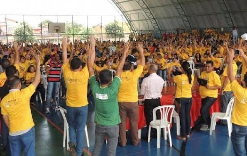 Professores em greve