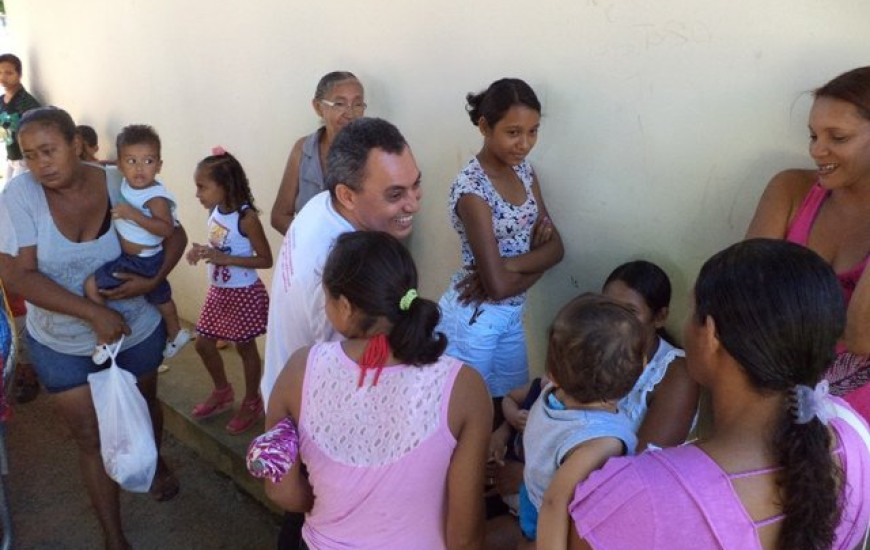 Verador Marilon durante evento