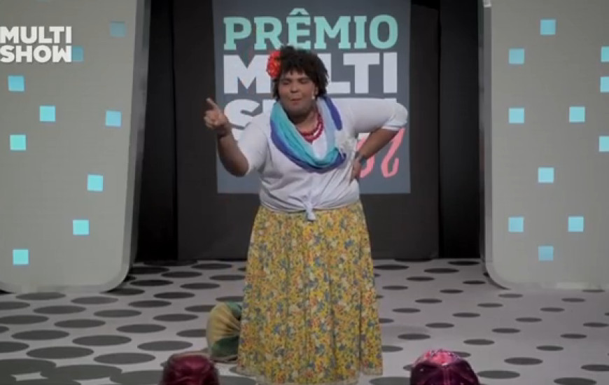 Paulo durante apresentação