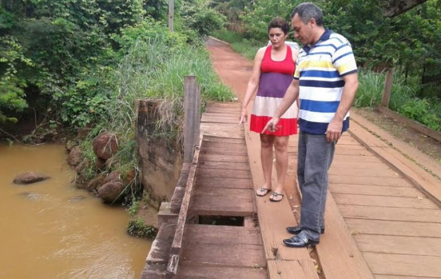 Vereador esteve no local e conferiu a situação