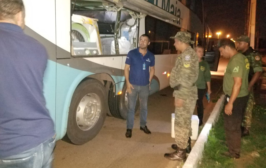 Abordagem em ônibus