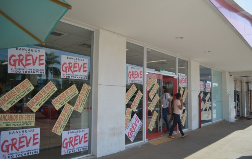 70% das agências foram fechadas hoje