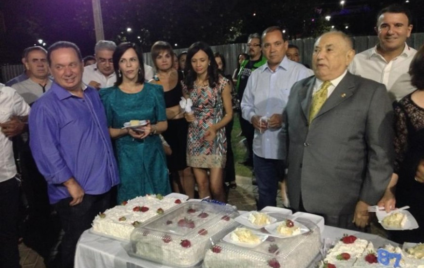 Siqueira com Vicentinho, Dorinha, Eduardo e outros