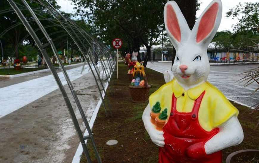Vila da Páscoa foi montada no Parque Cesamar