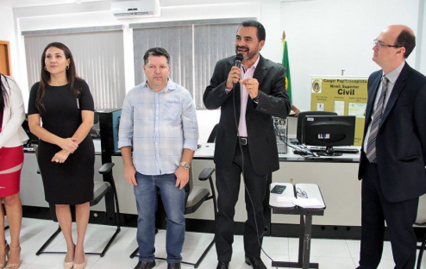 Inauguração do núcleo de Identificação: sem a prefeitura