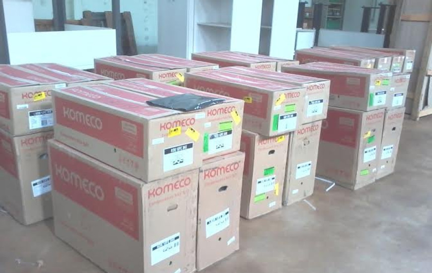 Equipamentos estão sendo distribuídos