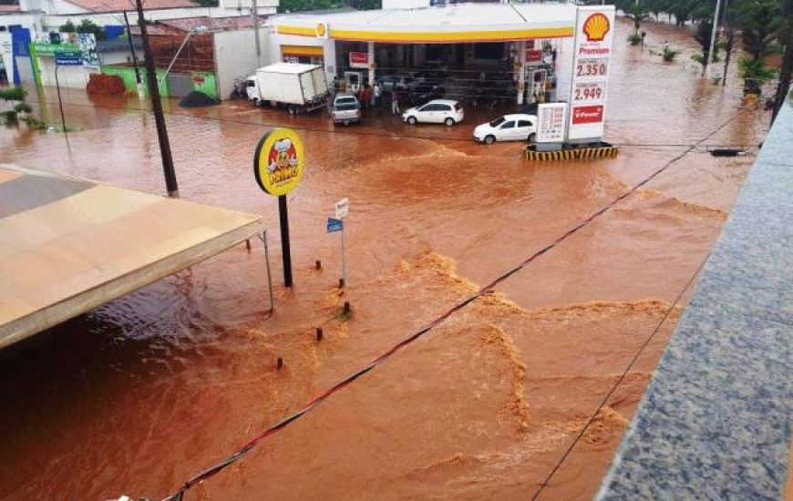 Foto do Córrego Neblina tirada por morador