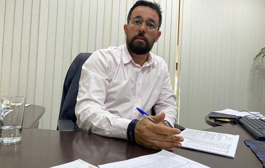 Secretário de Comunicação, Márcio Rocha.