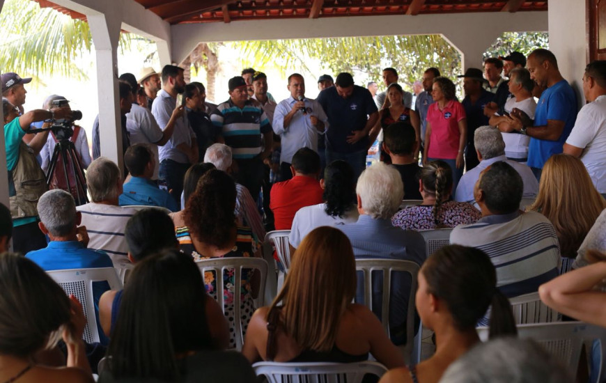 Discurso de prefeito e vereadores é unânime em apoio ao candidato