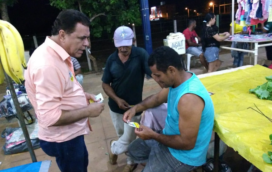 "Campanha simples, porém recheada de esperanças", define candidato