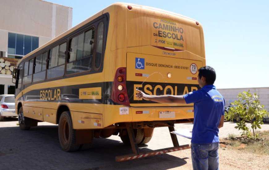 Os veículos reprovados não poderão realizar o transporte escolar