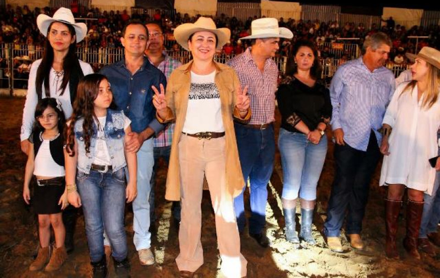 Kátia Abreu participou da abertura da da ExporMiranorte