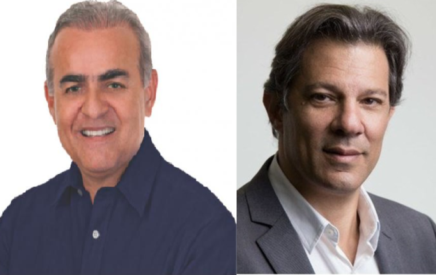 Mourão destaca amizade e defesa pela candidatura de Haddad