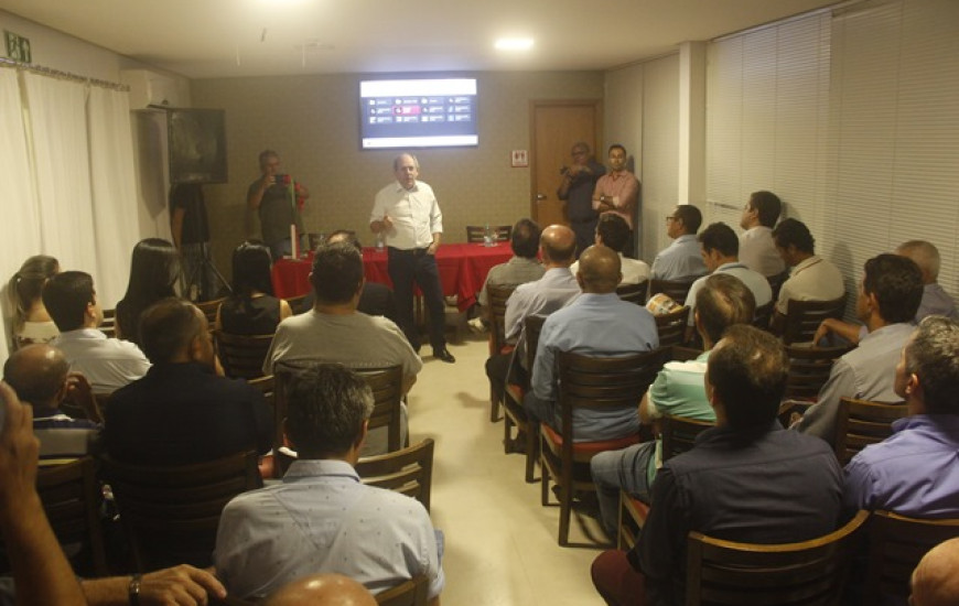 Dimas se reúne com empresários em Gurupi