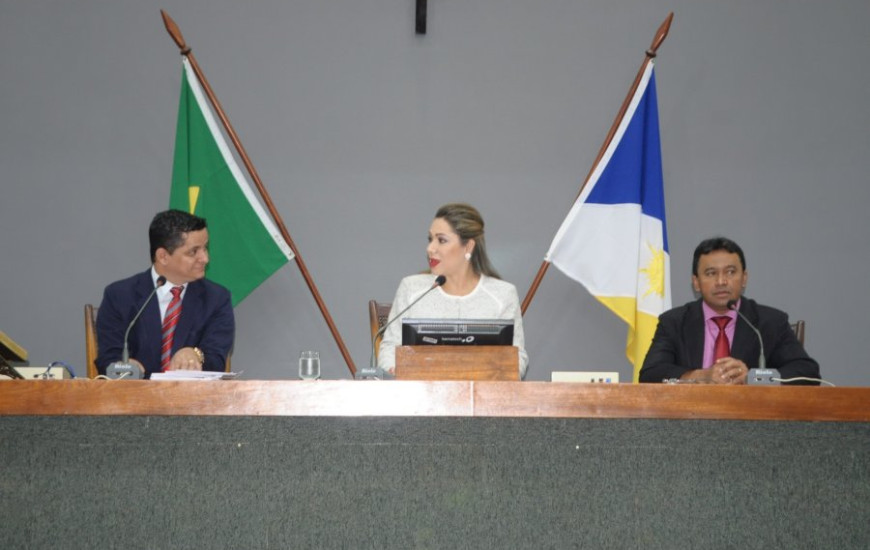 Luana Ribeiro preside sessão na AL