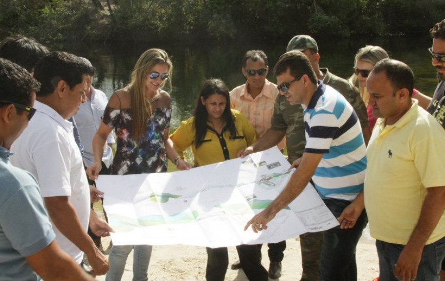Equipe visitou pontos turísticos no Jalapão