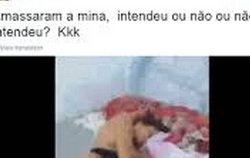 Vídeo foi divulgado nas redes sociais