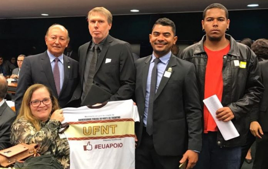 Lideranças que acompanharam o trâmite do PL na Câmara