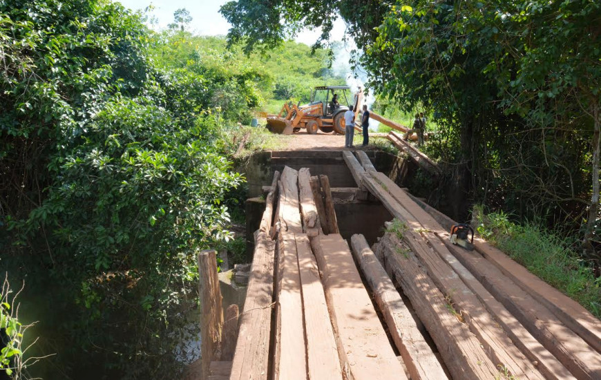Ponte será reconstruída 