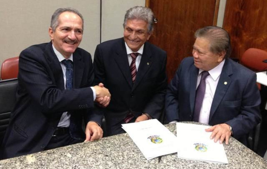 Deputado Osvaldo Reis e ministro dos Esportes