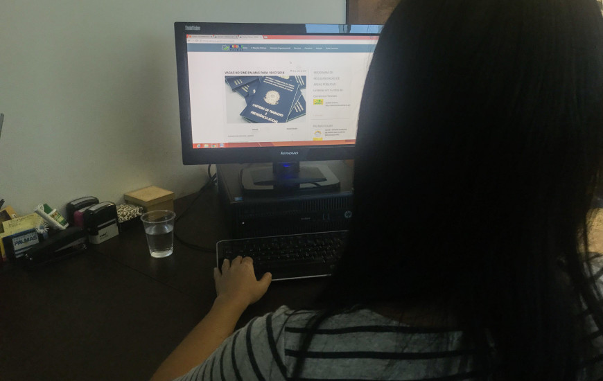 Lista de vagas disponíveis pode ser conferida no site do Resolve Palmas