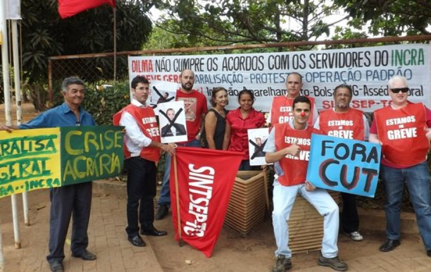 Paralisação servidores do Incra