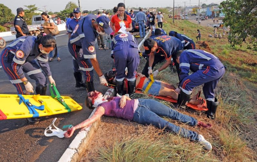 Simulação de acidente