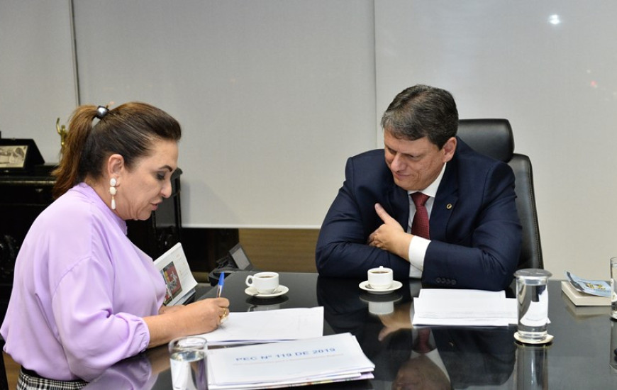 Kátia Abreu e Tarcísio Gomes 