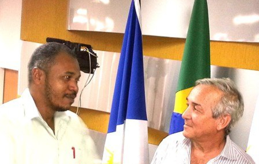 Hiram recebe presidente da Câmara de Dianópolis