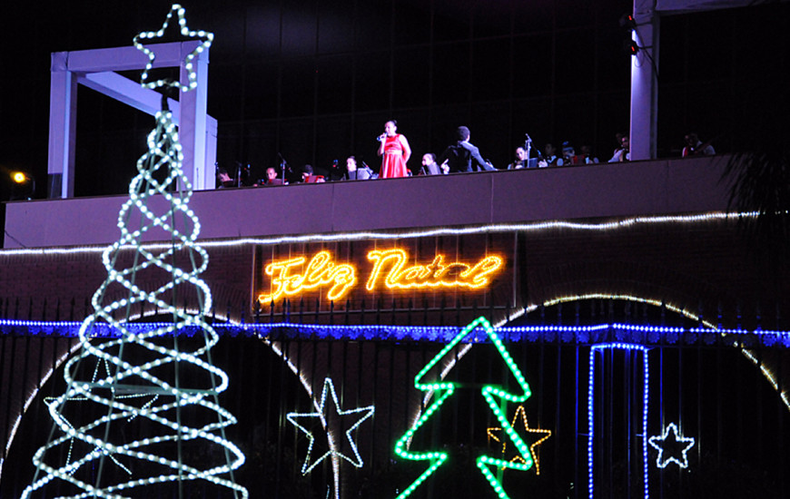 Acendimento oficial das luzes de natal do Palácio Araguaia será na 5ª