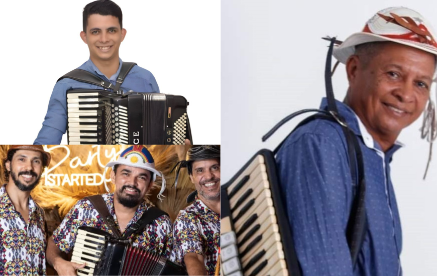 Gonzaga Leite; Triobacana e no destaque VL do Acordeon, idealizador do projeto