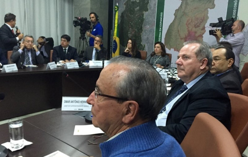 Reunião no Ministério da Agricultura e Pecuária