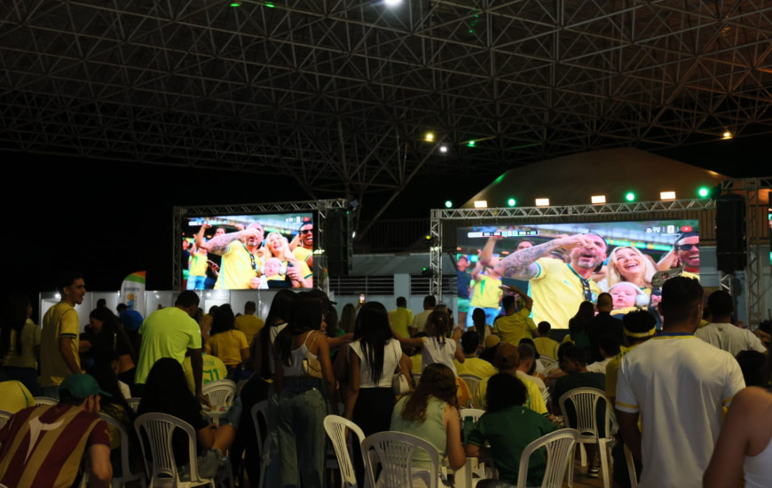 Em Palmas, população poderá assistir aos jogos em telões em dois locais