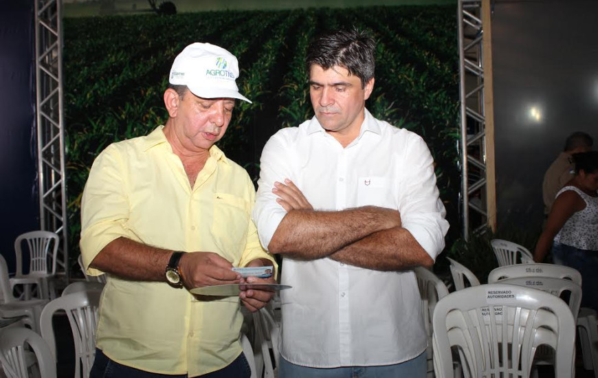 Deputado esteve na abertura da Agrotins