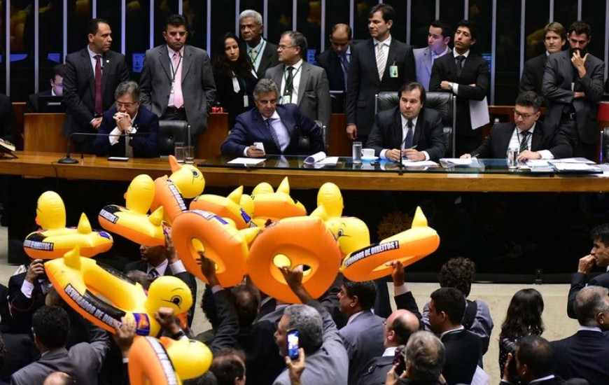 Deputados fazem votação na Câmara Federal