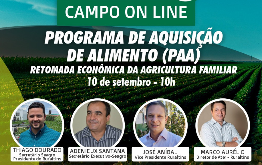  Investimento é de R$ 5 milhões no Programa de Aquisição de Alimentos 