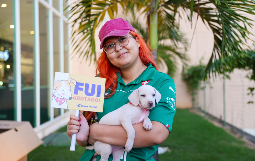 Adoção poderá ser feita a partir das 16 horas, em um supermercado na na Av. JK