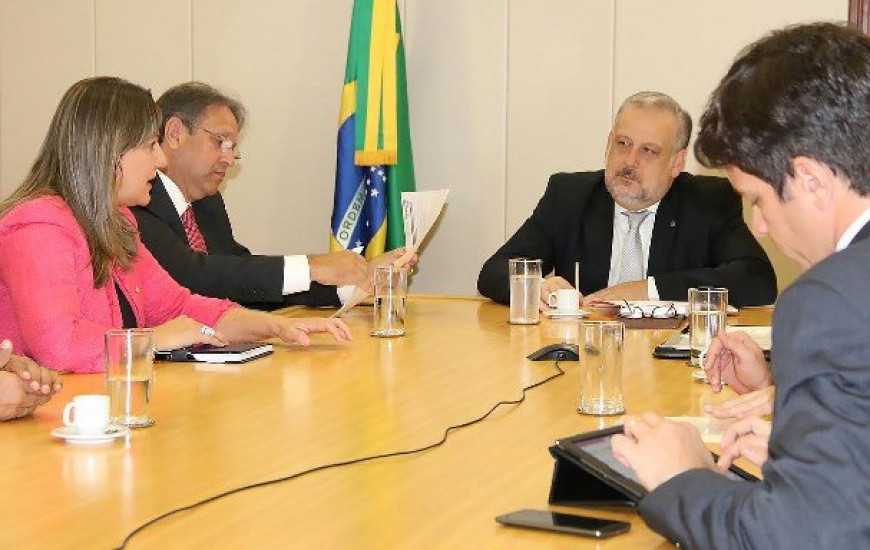 Audiência com o ministro Ricardo Berzoine