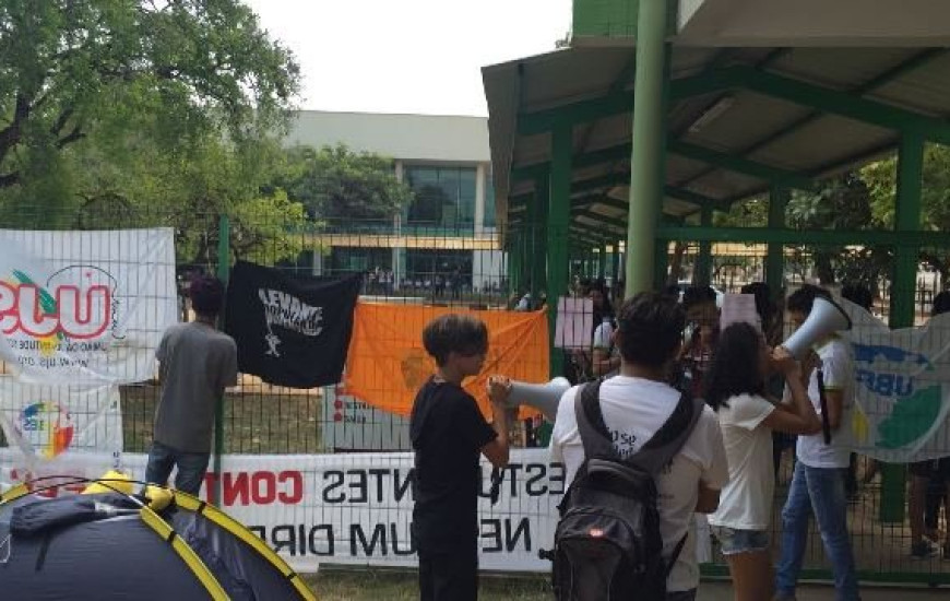Estudantes ocuparam instituições em protesto
