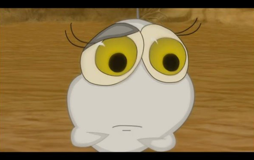 Cena da animação Peixe Frito