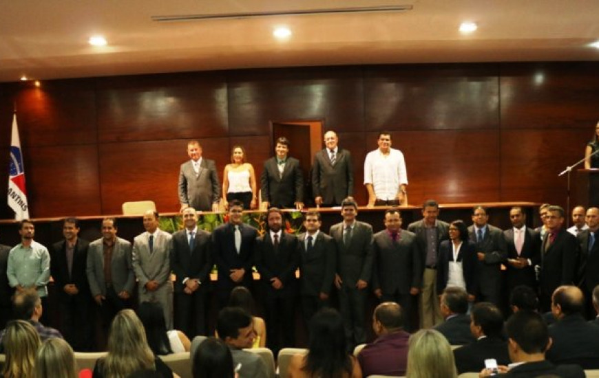 Luana Ribeiro participou da posse da diretoria