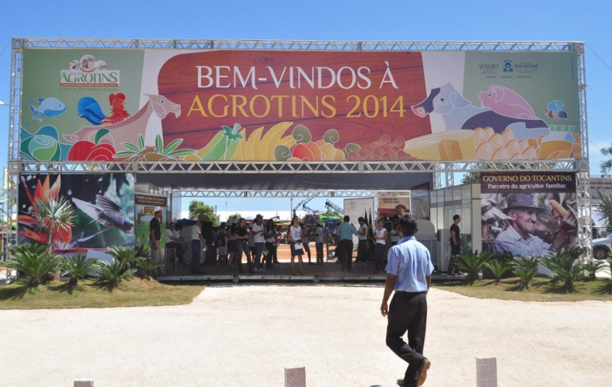 Entrada da Agrotins 2014